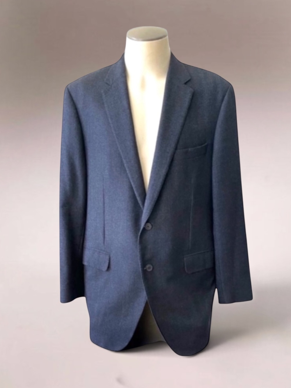 SAMUELSOHN MITCHELLS WESTPORT BLUE 2-Button Double Vent Blazer Jacket